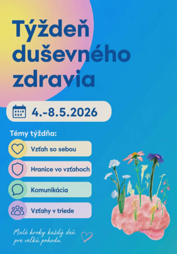 Týždňom duševného zdravia začíname májové aktivity - Obrázok 1