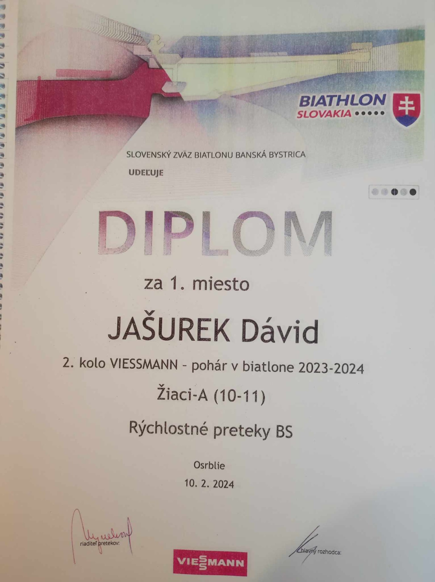 Biatlon - Dávid Jašurek  - Obrázok 1