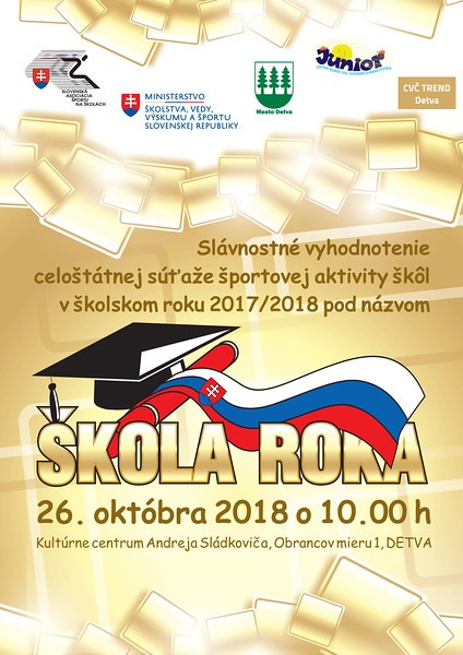 ŠKOLA ROKA 2017/2018 - Obrázok 2