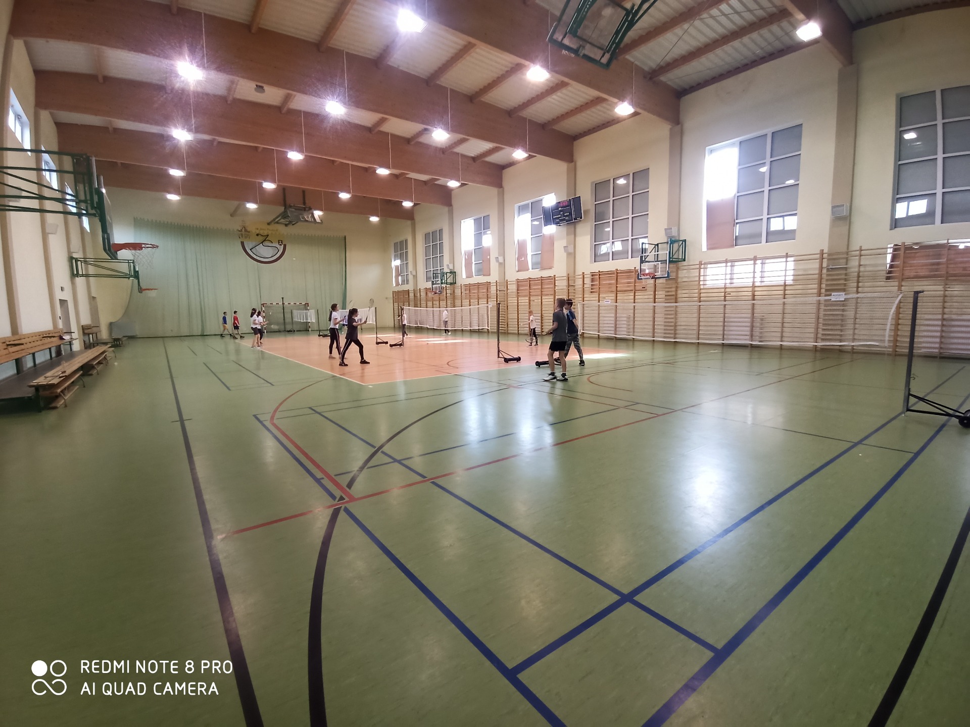 Szkolenie  badmintonowe  dla zawodników Uczniowskiego Klubu Sportowego Zasutowo z dotacji Gminy Nekla  - Obrazek 4