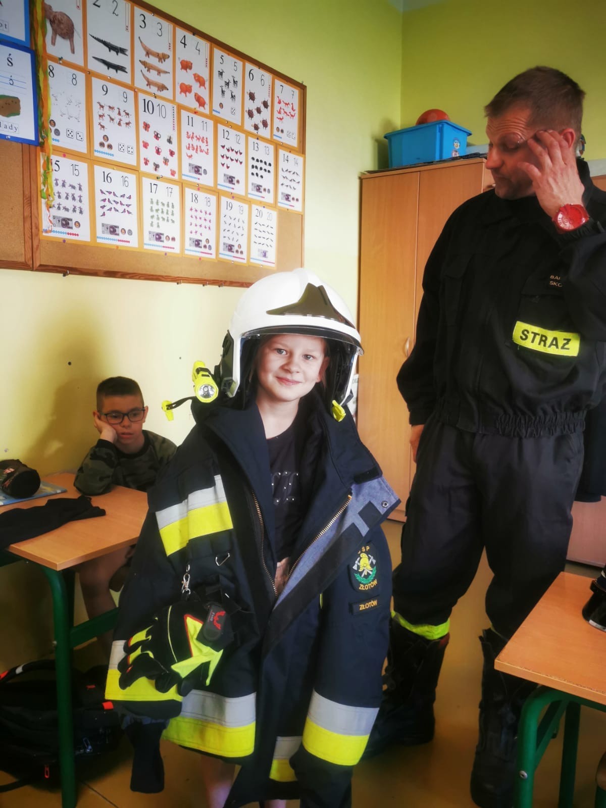 Odwiedziny strażaków z OSP Złotów - Obrazek 5