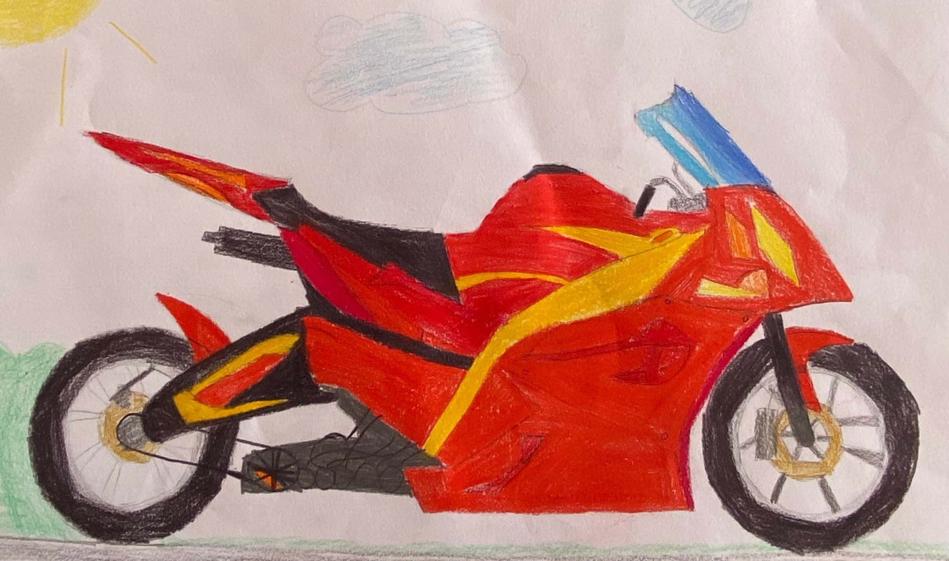 Konkurs plastyczny - "Motocykl moich marzeń" - Obrazek 6
