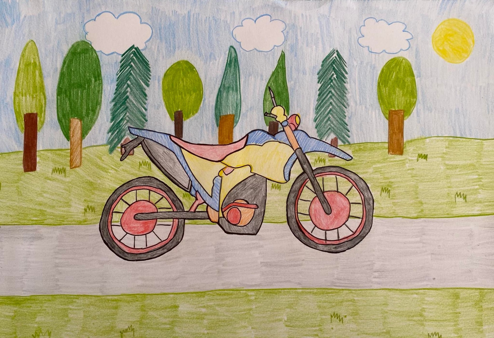 Konkurs plastyczny - "Motocykl moich marzeń" - Obrazek 1