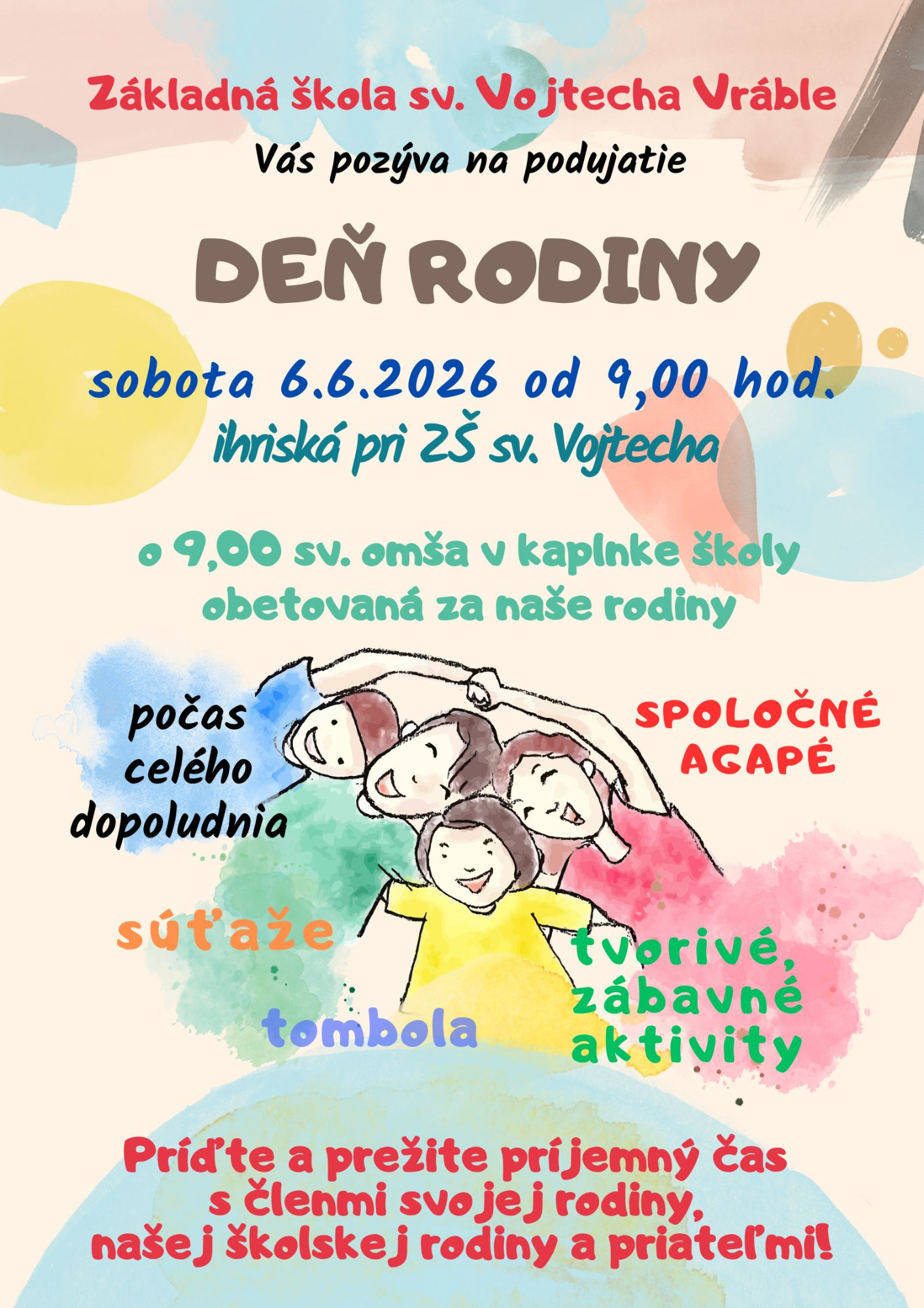 Deň rodiny - pozvánka - Obrázok 1