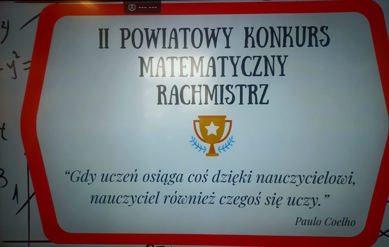 Powiatowy Konkurs Matematyczny RACHMISTRZ - Obrazek 1