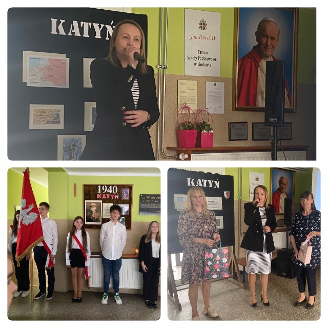 Upamiętnienie przez społeczność szkolną 84 rocznicy zbrodni katyńskiej