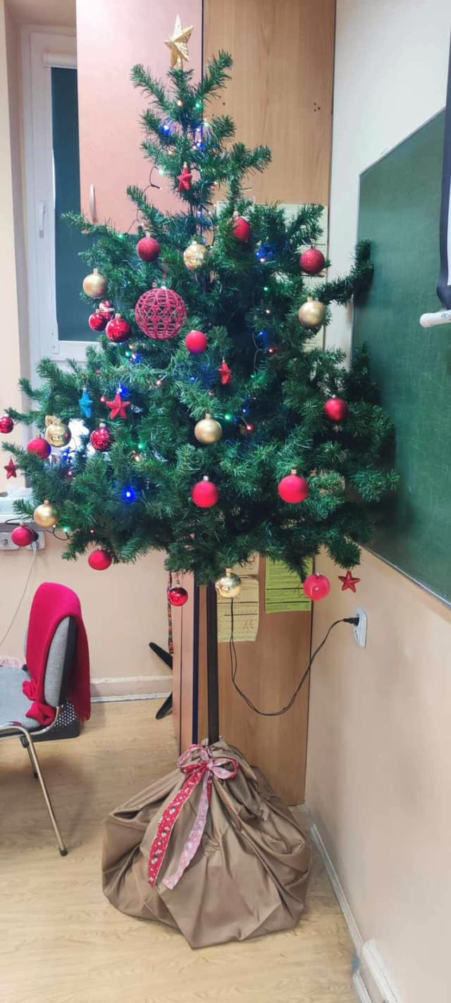 świąteczne dekoracje klasy