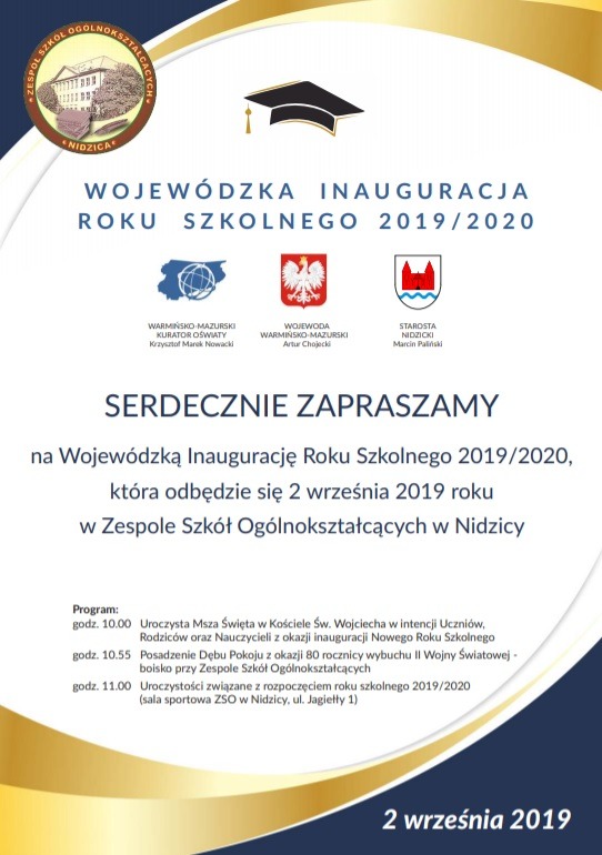 Wojewódzka Inauguracja Roku Szkolnego 2019/2020 - Obrazek 1