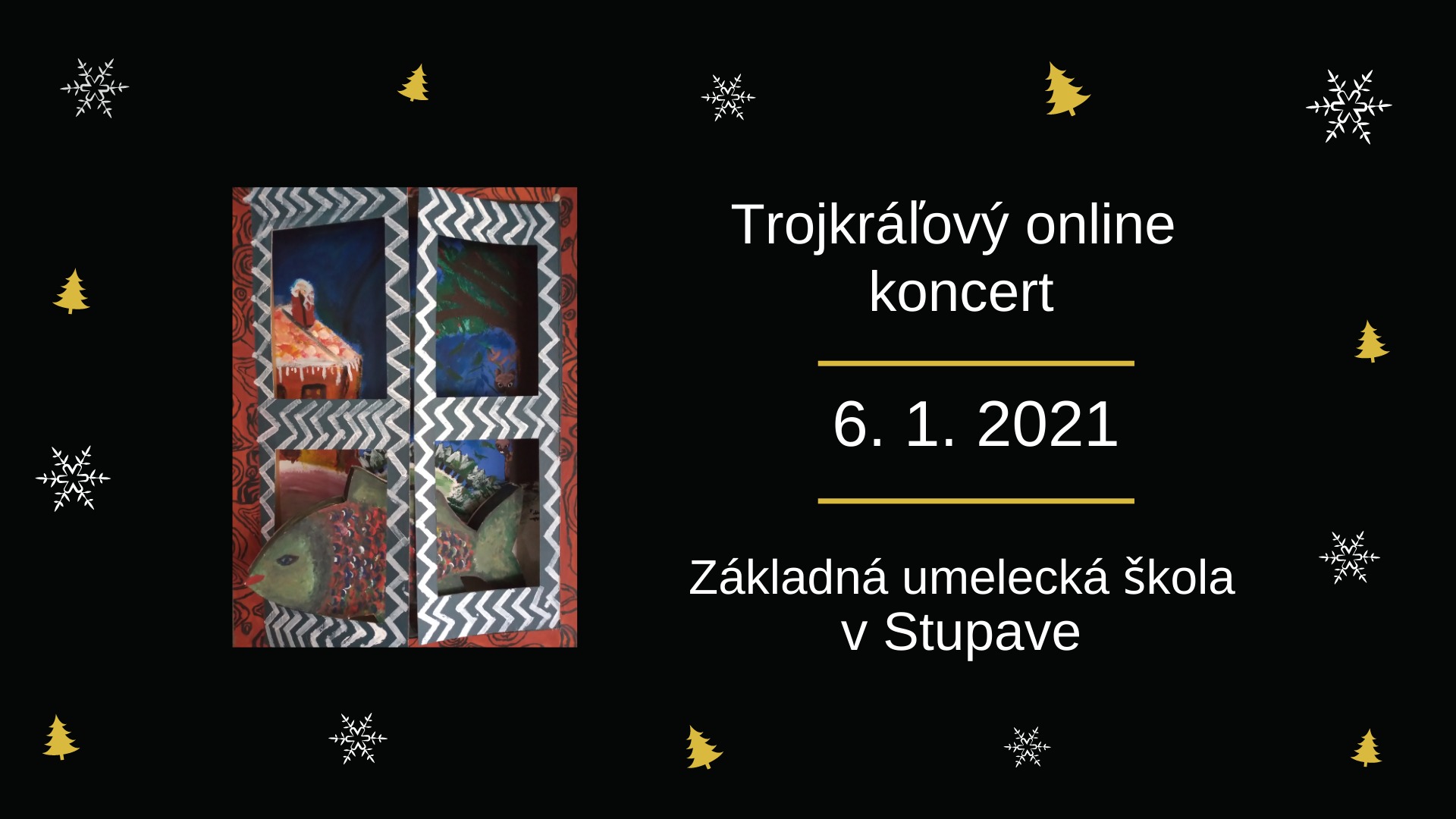 Trojkráľový online koncert od 17.00 - Obrázok 1