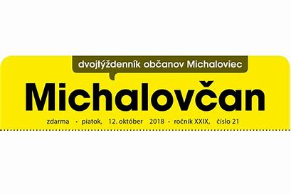 Image result for michalovčan noviny
