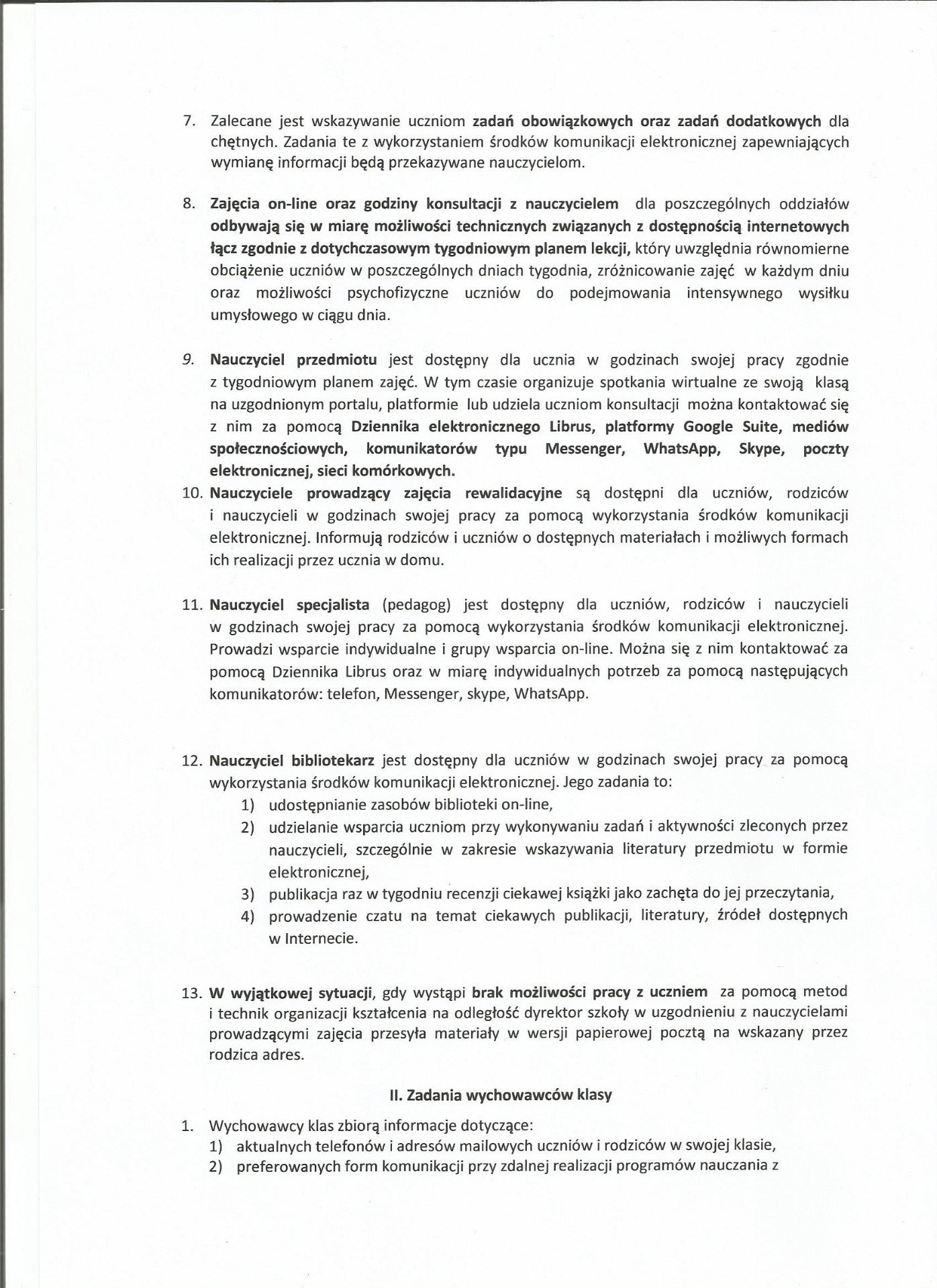 Zarządzenie NR 1/2020 Dyrektora ZS w Karczewie - Obrazek 3
