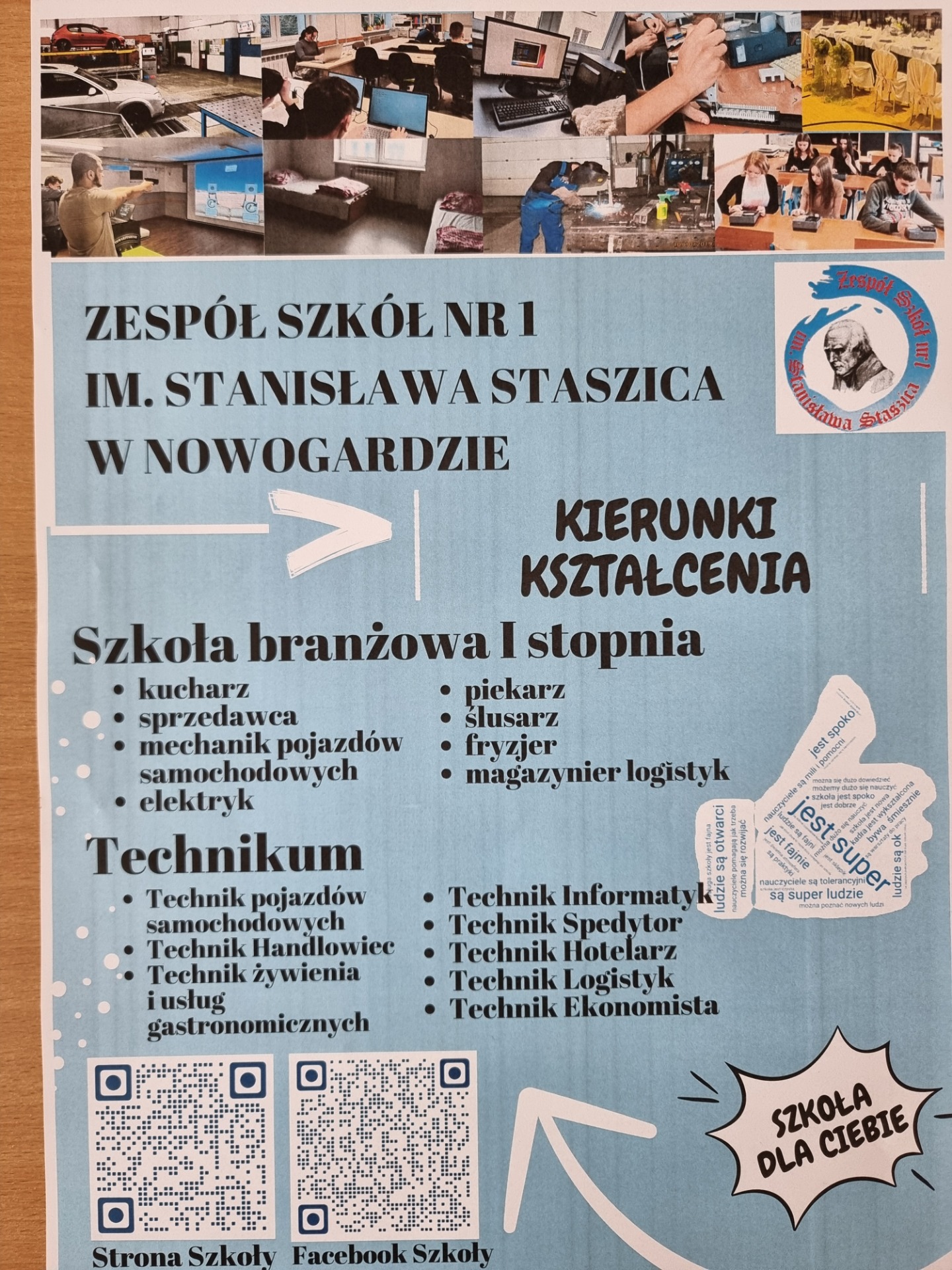 Spotkanie zawodoznawcze promujące Zespół Szkół Nr 1 im. Stanisława Staszica w Nowogardzie - Obrazek 1
