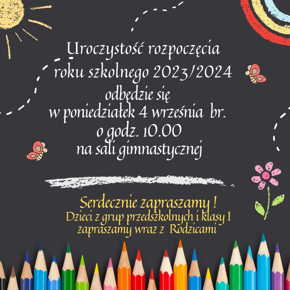 Rozpoczęcie roku szkolnego 2023/24 - Obrazek 1