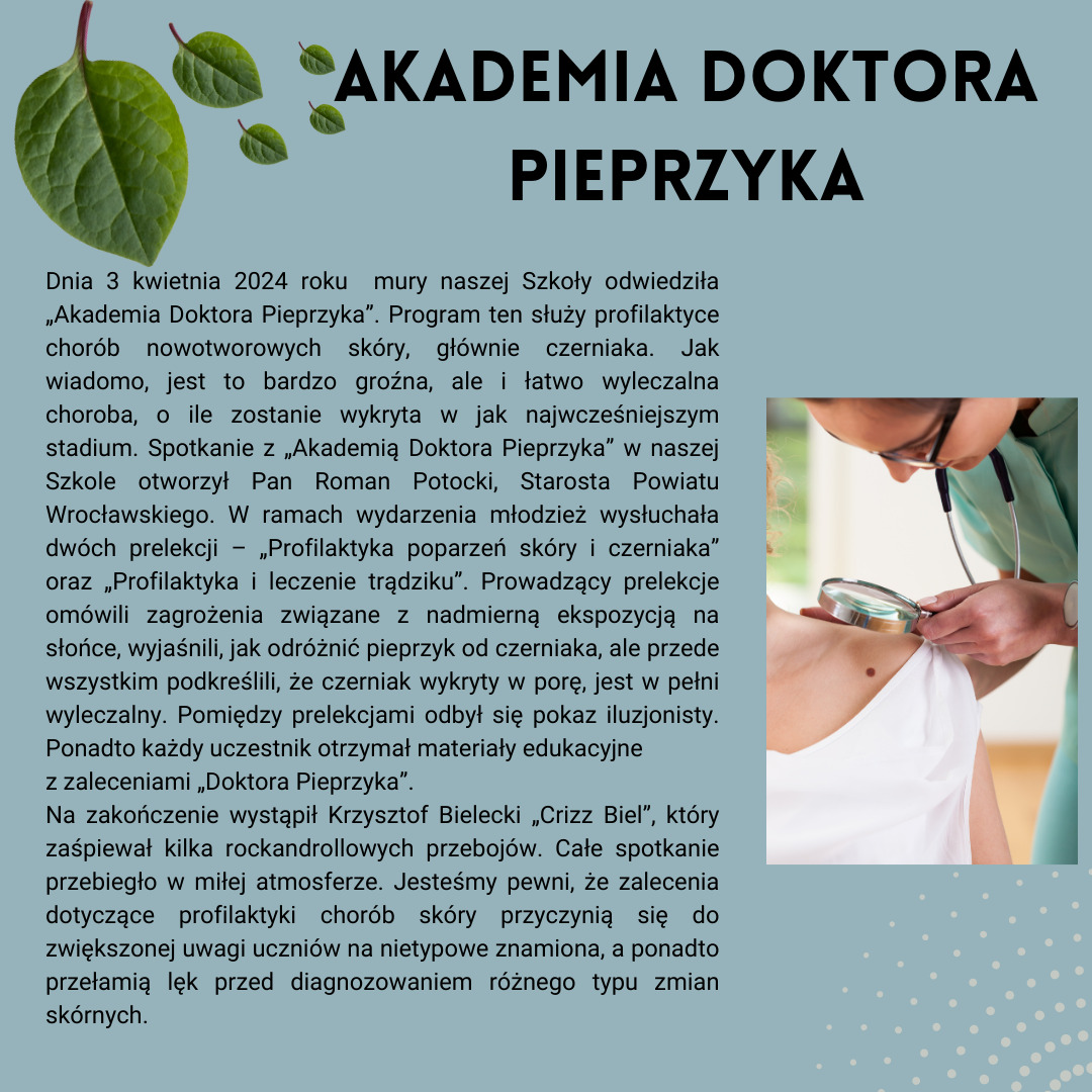 Akademia Doktora Pieprzyka - Obrazek 1
