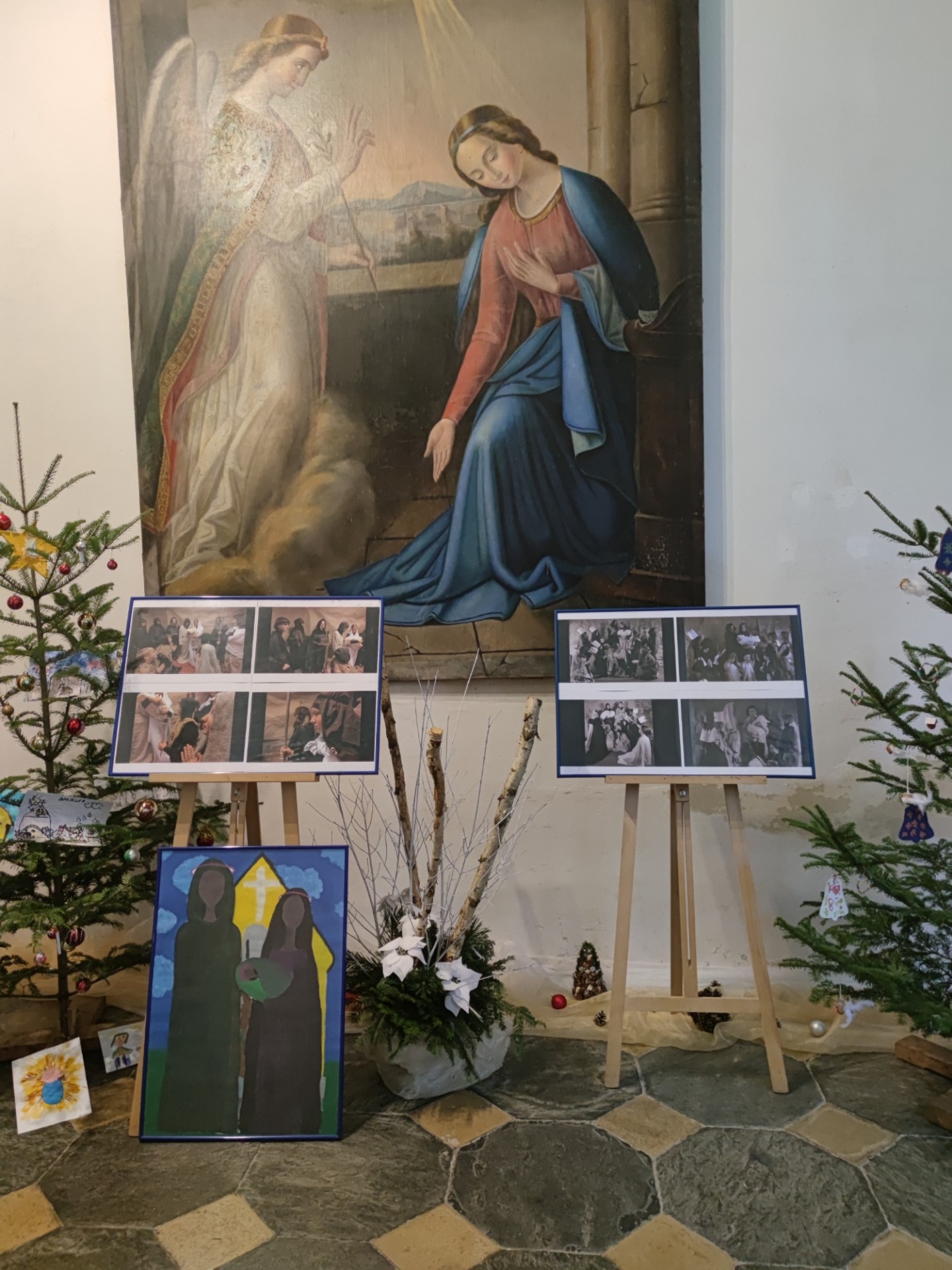Výstava živych betlémů našich studentů ve šternberském kostele. - Obrázek 3