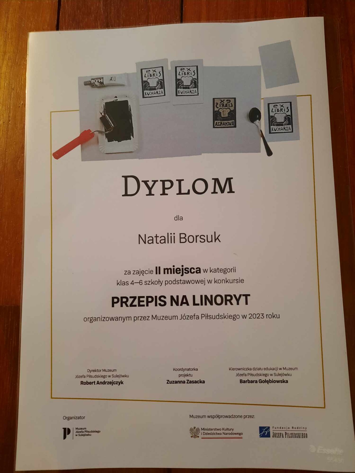 Sukces uczennicy klasy 5a - Natalii Borsuk - Obrazek 2
