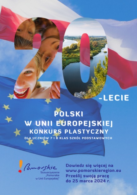 Konkurs plastyczny pt. "20-lecie Polski w Unii Europejskiej". - Obrazek 1