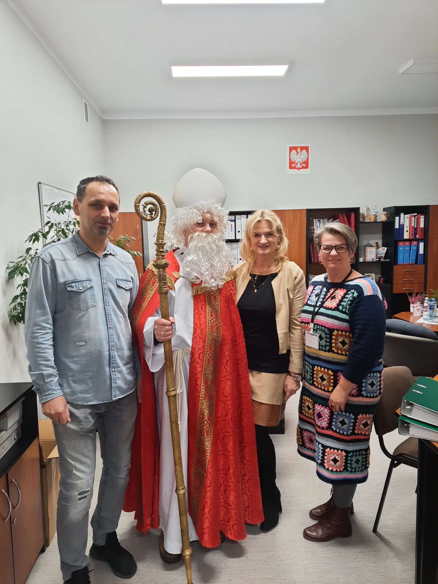 Wizyta św.Mikołaja  w SPzOI