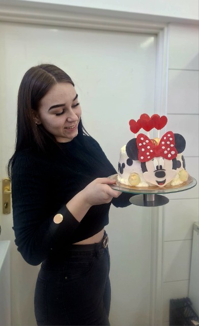 Tort Myszka Minnie- dzieło Julii🥰🤗❤️ - Obrazek 1